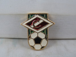 Vintage Soviet Soccer Pin - Spartak Moscow Big Soccer Ball - Stamped Pin - £14.94 GBP