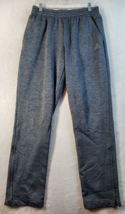 adidas Sweatpants Mens Medium Gray Polyester Slash Pockets Elastic Waist... - $13.89