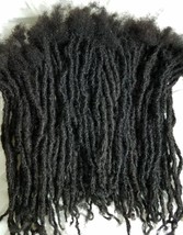100% Nonprocess Cheveux Humains Main Dreadlocks 100 Pièces Stretch 35.6cm Noir - £409.34 GBP