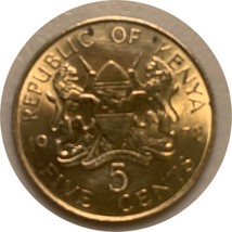 1978 Kenya 5 Cent Nice Coin VF - £2.29 GBP