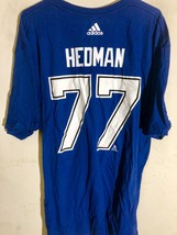 adidas  NHL T-Shirt Tampa Bay Lightning Victor Hedman Blue sz XL - £8.03 GBP