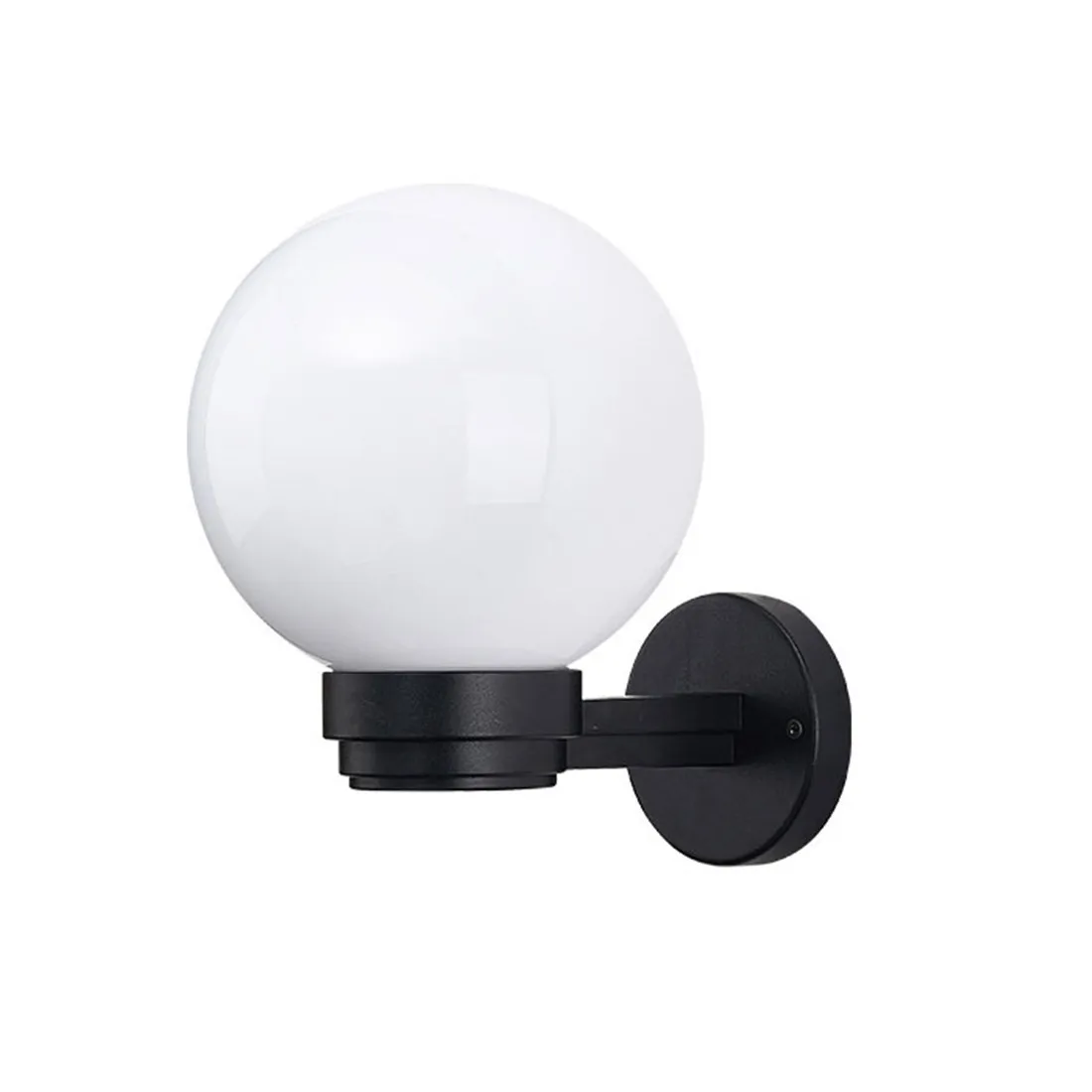 Indoor Outdoor Wall Light with White or Clear Acrylic Globe Shade for En... - $24.68+