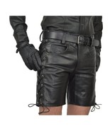 Shorts Leather Men&#39;s Pant Genuine Soft New Natural Causal Wear Men Short... - $2,042.06 MXN+