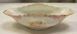 Vintage Warwick China Porcelain Oval Gravy Bowl Pink Floral Design 3-b - $460.95 MXN