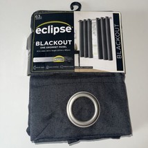 Eclipse Blackout Curtain Windsor One Grommet Panel Charcoal 42&quot; x 63&quot; - £12.68 GBP