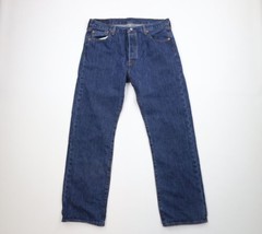 Levis 501xx Mens 36x32 Faded Original Fit Button Fly Denim Jeans Pants Blue - $54.40