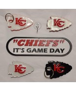 Kansas City Chiefs Keychains, Magnets and Sign, FREE SHIPPING - $372.37 MXN
