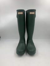 Hunter Original Tall Rain Boot Matte Green Women&#39;s Size 6 - £36.36 GBP