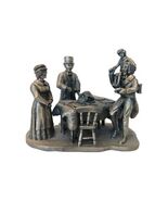 Tudor Mint Christmas Carol Pewter Figurine The Happy Ending Signed 706/5000  - $78.99