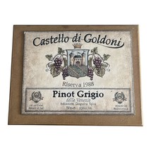 Castello di Goldoni Pinot Grigio Wine Label Wall Art – Daphne B. / Pela-... - $435.73 MXN