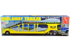 Skill 3 Model Kit Haulaway Trailer Five-Car Automobile Transporter 1/25 ... - $60.96
