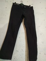 Ladies Denim size 12 cotton black trousers - £14.22 GBP