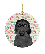 Doodle Black #3 Christmas Ceramic Ornament Christmas Tree Hanging Decora... - $34.70