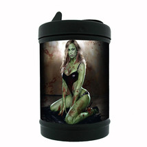 Scary Zombie D1  Black Metal Car Ashtray / Mini Trashcan - £9.82 GBP