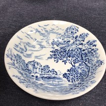Set of 4 Vintage 1960s ENOCH WEDGEWOOD Countryside Blue 5&quot; Berry Dessert Bowls - £11.03 GBP