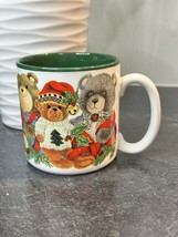 1993 Potpourri Designs By Kathy Rogers Beary Teddy Bear Christmas Coffee... - €7,77 EUR