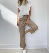 Six/fifty ricki vegan leather crop pant in Beige - size M - £25.29 GBP