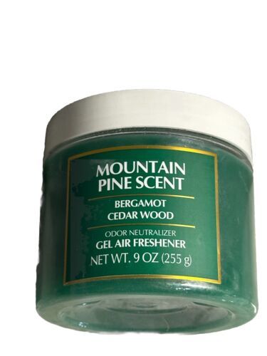 Mountain Pine Scent  Bergamot Cedar Wood Odor Neutra Gel Air Freshener:9... - $11.76