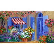 Toland Home Garden 800173 Bloomin&#39; Bike Summer Door Mat 18x30 Inch Flowe... - £29.88 GBP