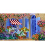 Toland Home Garden 800173 Bloomin&#39; Bike Summer Door Mat 18x30 Inch Flowe... - £28.68 GBP