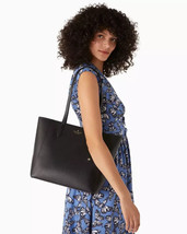 Kate Spade Dana Tote Saffiano Black KB617 Bag Charm NWT Purse $359 Retail Price - £89.54 GBP