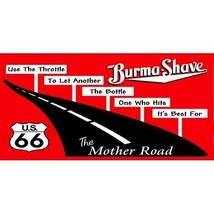 2 5/8&quot;x1 5/8&quot; Burma Shave Route 66 Cardstock Billboard Insert Fit Lionel Ho 0310 - £4.05 GBP