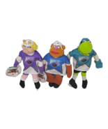 Lot of 3 McDonald&#39;s Muppets Hockey Player Plush Toys 1995 Kermet, Piggy,... - $413.96 MXN