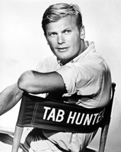 Tab Hunter 16X20 Canvas Giclee In Directors Chair - $69.99