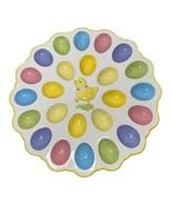 PIER ONE IMPORTS Easter Chick Deviled Egg Platter 24 count NWT Discontinued - $57.73 CAD