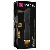 Dorcel Flexi &amp; Joy Bendable Silicone G-Spot and Clitoris Vibrator Black/Gold - £55.94 GBP