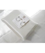 Giani Bernini 7/8&quot;Infinity Hoop Earrings in Sterling Silver Y624 $110 - $694.37 MXN