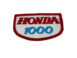 Vintage Honda 1000 Unused Embroidery Sew-On Cloth Patch 3.5&quot; x 2&quot; - £5.67 GBP