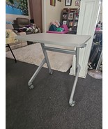 Safco 28&quot; Learn Nesting Desk Pebble Gray (1227GR) Classroom Mobile Offic... - $3,744.54 MXN