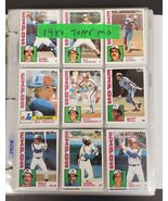 Vintage 1980's Topps MLB Baseball Trading Card Lot of 308 PCS - $68.39
