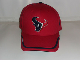 NEW  MENS NFL TEAM APPAREL Reebok / HOUSTON Texans RED BASEBALL CAP / HAT - £20.07 GBP