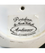 Ambiance Portofino Teapot &amp; Lid Blue White Floral Scrolls Lattice Nanett... - £85.56 GBP