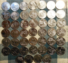 2012 - 2021 &quot;S&quot; Mint National Park ATB Quarter 46 Coin COMPLETE Uncircul... - £45.86 GBP