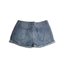 Ashley Mason Shorts Size 8 Womens Medium Wash Mid Rise Cuffed Distressed... - $19.68