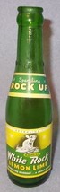 Vintage White Rock Lemon Lime 7 Oz Paper Label Green Glass Soda Pop Bott... - $9.51 CAD