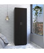 Armoire Organizer with Shelves &amp; Rod, Black - 70.8&quot;H - $467.68 CAD