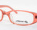 STING DE RIGO VSJ552S 09XH TRANSPARENT LIGHT CORAL /CLEAR EYEGLASSES 50-... - $57.23