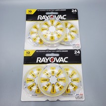 2 Rayovac Hearing Aid Batteries Size 10 Exp. 4/2025 24 each 48 Total - $18.14