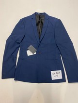 Asos Homme Costume Veste en Bleu Taille 34R (rst209-7) - £37.71 GBP