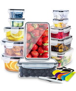 24 Pcs Food Storage Containers with Lids Airtight- Stackable Kitchen Bow... - $30.94+