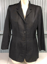 Express Compagnia Black Womens Nylon Light Jacket Blazer USA Size 9/10 - $23.78