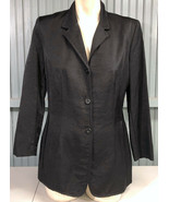 Express Compagnia Black Womens Nylon Light Jacket Blazer USA Size 9/10 - £17.87 GBP