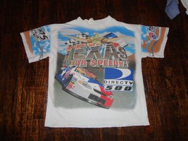 Vintage NASCAR Texas Motor Speedway 2000 AOP All Over Print T Shirt L - £54.29 GBP