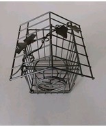 Birdhouse Candle Holder Metal Wire Design Rustic Farmhouse Country Cotta... - $363.73 MXN