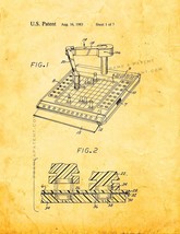 Robot Computer Chess Game Patent Print - Golden Look - £6.37 GBP+