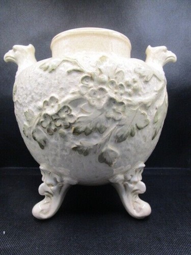 Antique Avalon Faience Pottery eagles handles 9 x 9" Item image 3